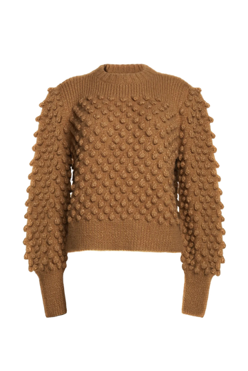 Alpaca Wool Sweater | Camel