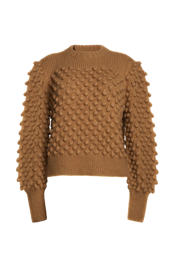 Alpaca Wool Sweater | Camel