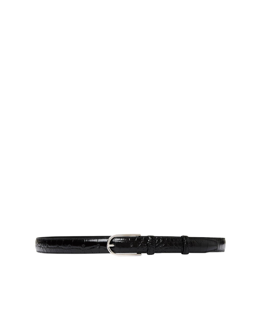 The Classic Belt | Black Croc