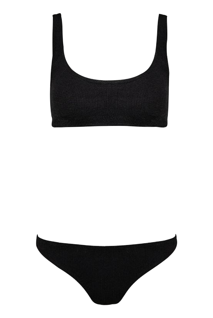 Emily Black Scrunch Bikini