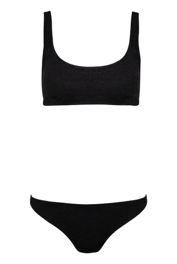 Emily Black Scrunch Bikini