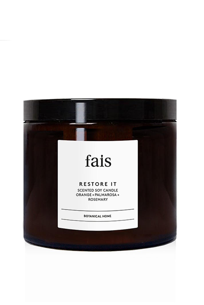 Restore It Orange, Palmarosa & Rosemary Candle