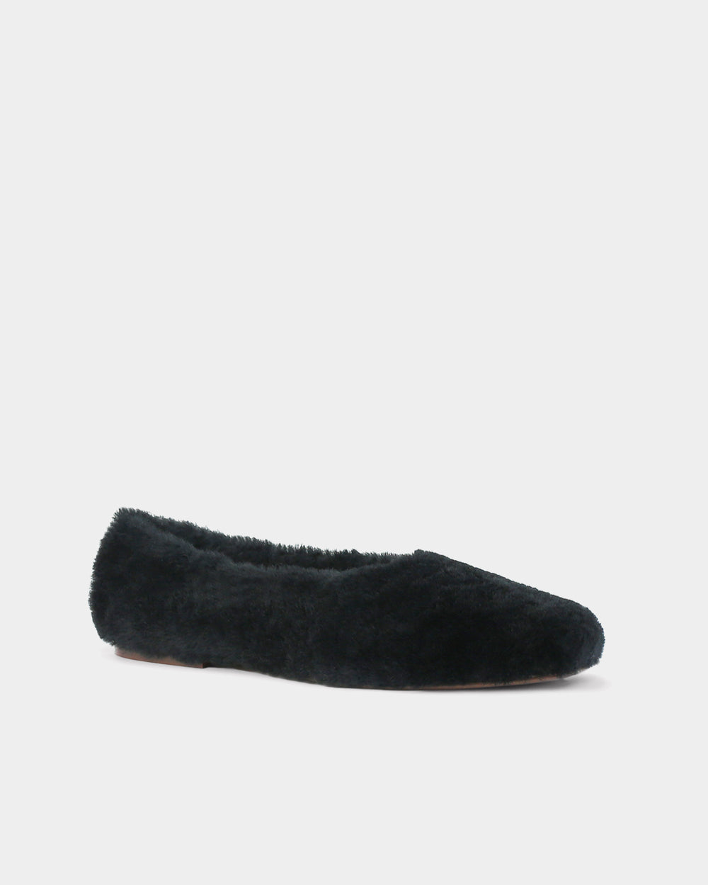 The Foundation Flat | Black Shearling