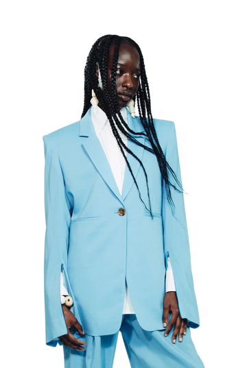 Slim Light Blue Blazer