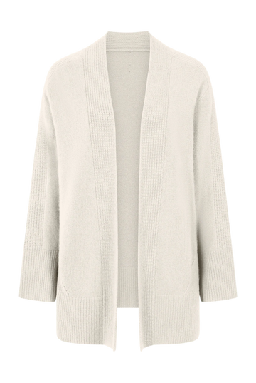 Long Cashmere Cardigan | Snow White