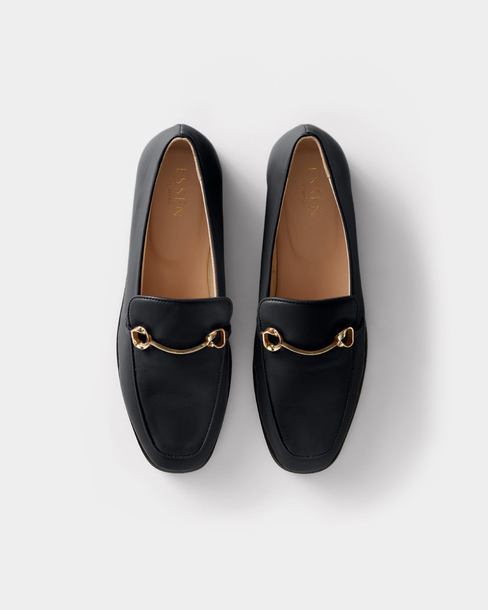 The Modern Moccasin | Black with hardware