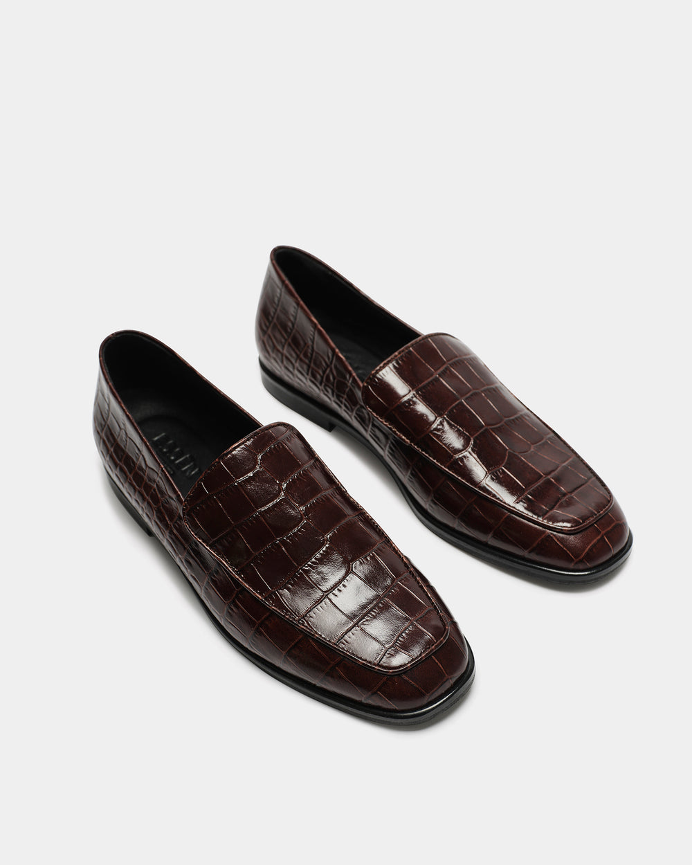 The Modern Moccasin | Brown Croc