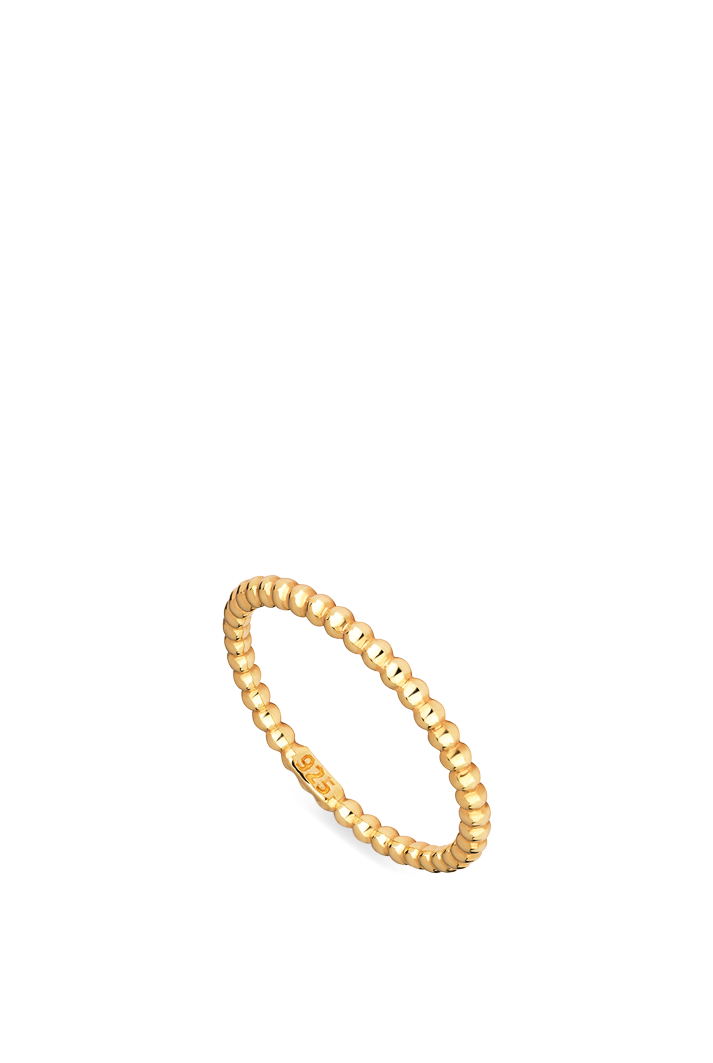 Mustard Dot Ring Band, Gold