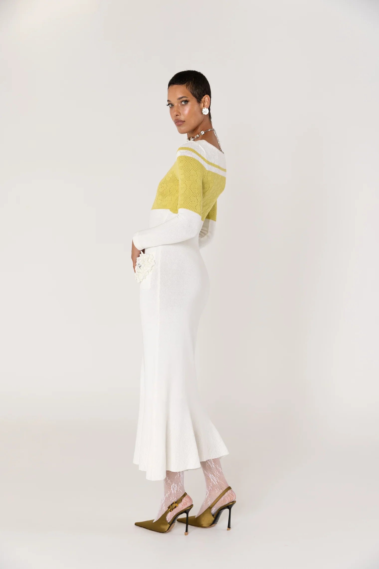 Long Sleeve Knit Midi Dress