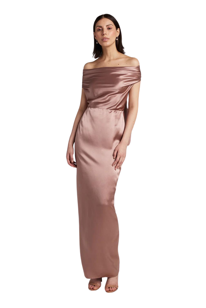 Convertible Halter-Neck Silk Dress