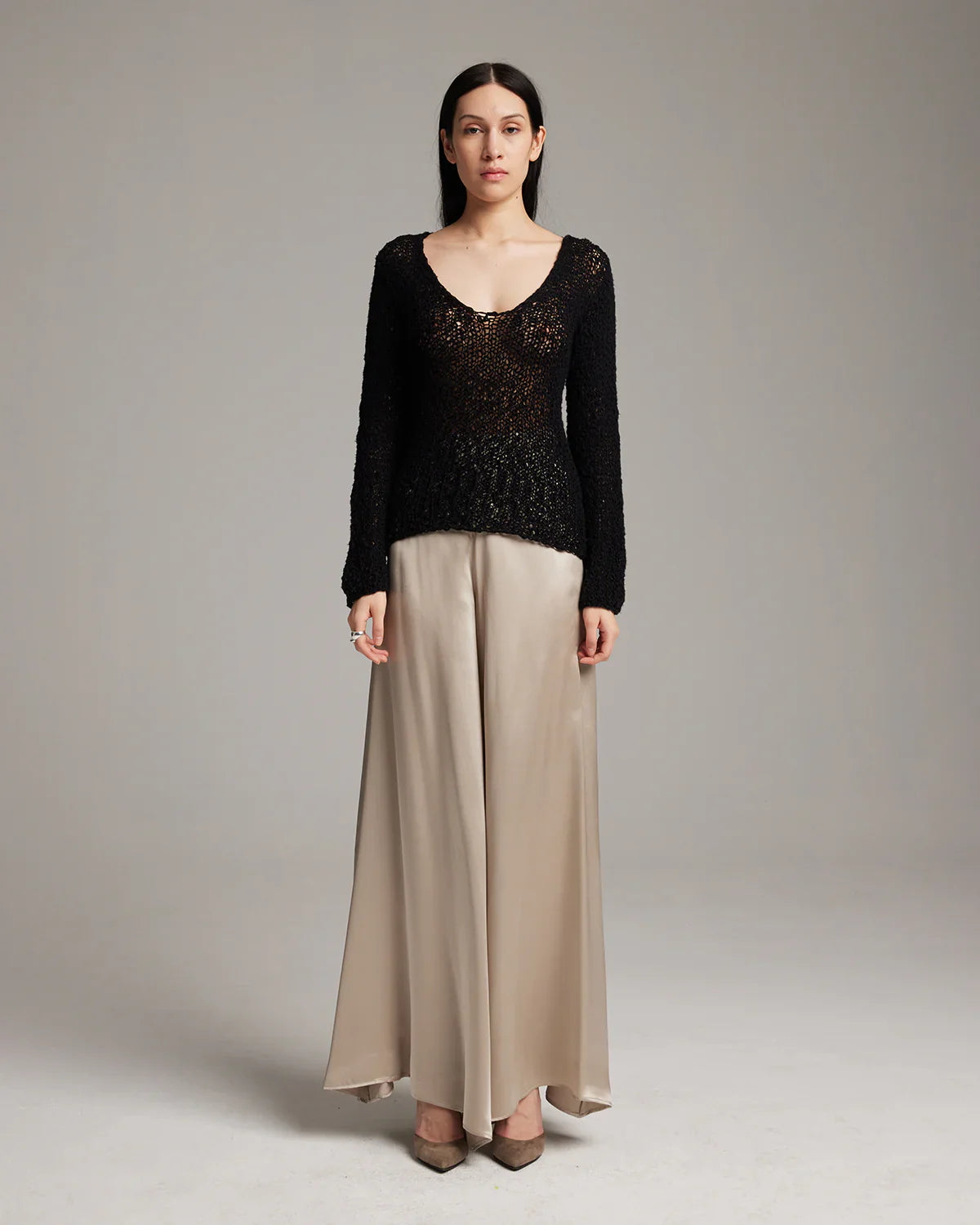 Silk Palazzo Pants