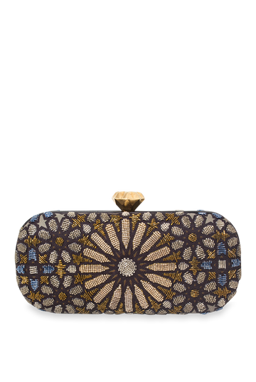 Moroccan Metallic Big Box Bag