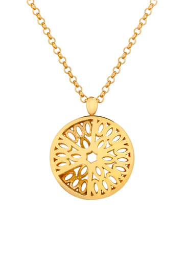 Seville Segment Pendant, Gold
