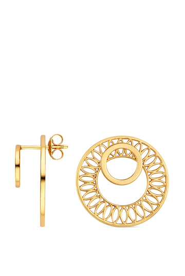 Seville Slice Earrings, Gold