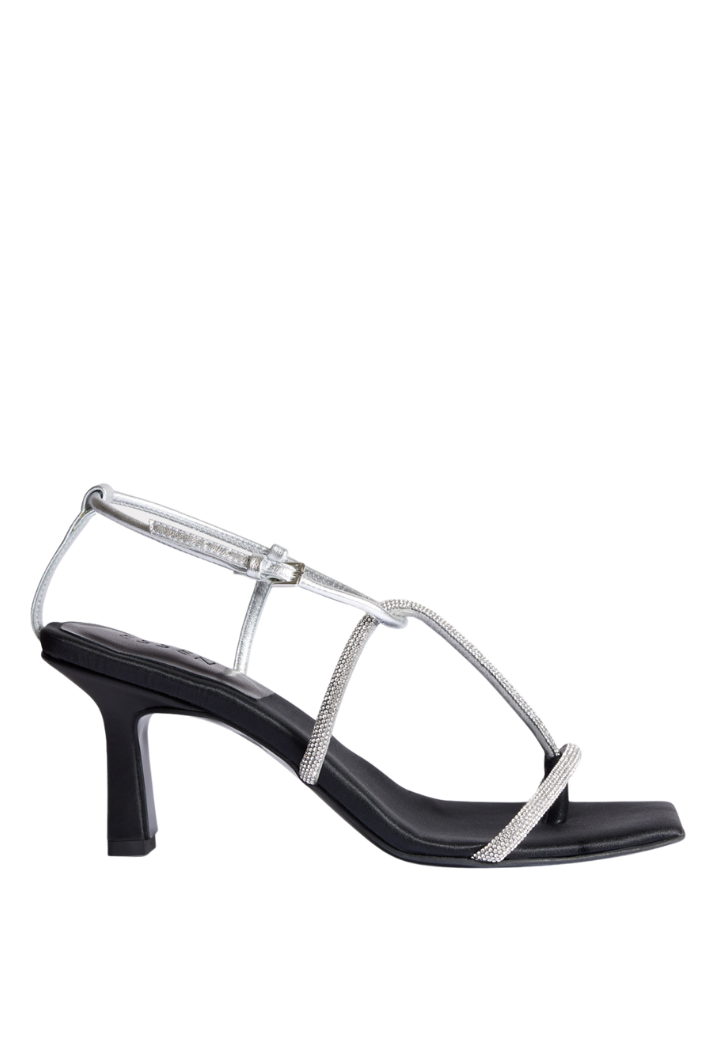 The Strappy Sandal | Crystal