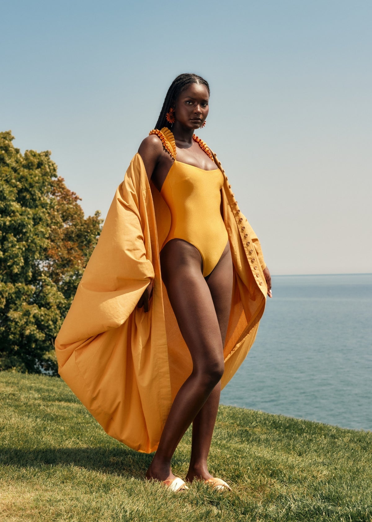 Tisi One Piece Swimsuit | Gold