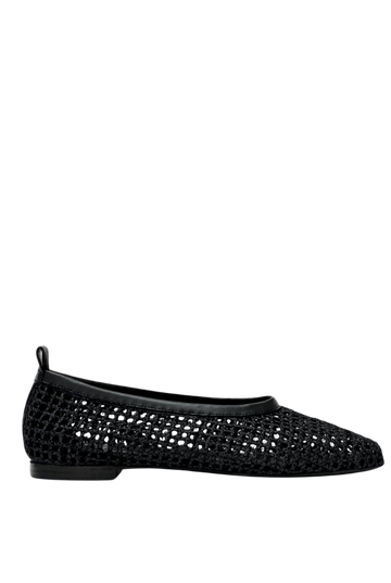 The Foundation Flat | Black Woven
