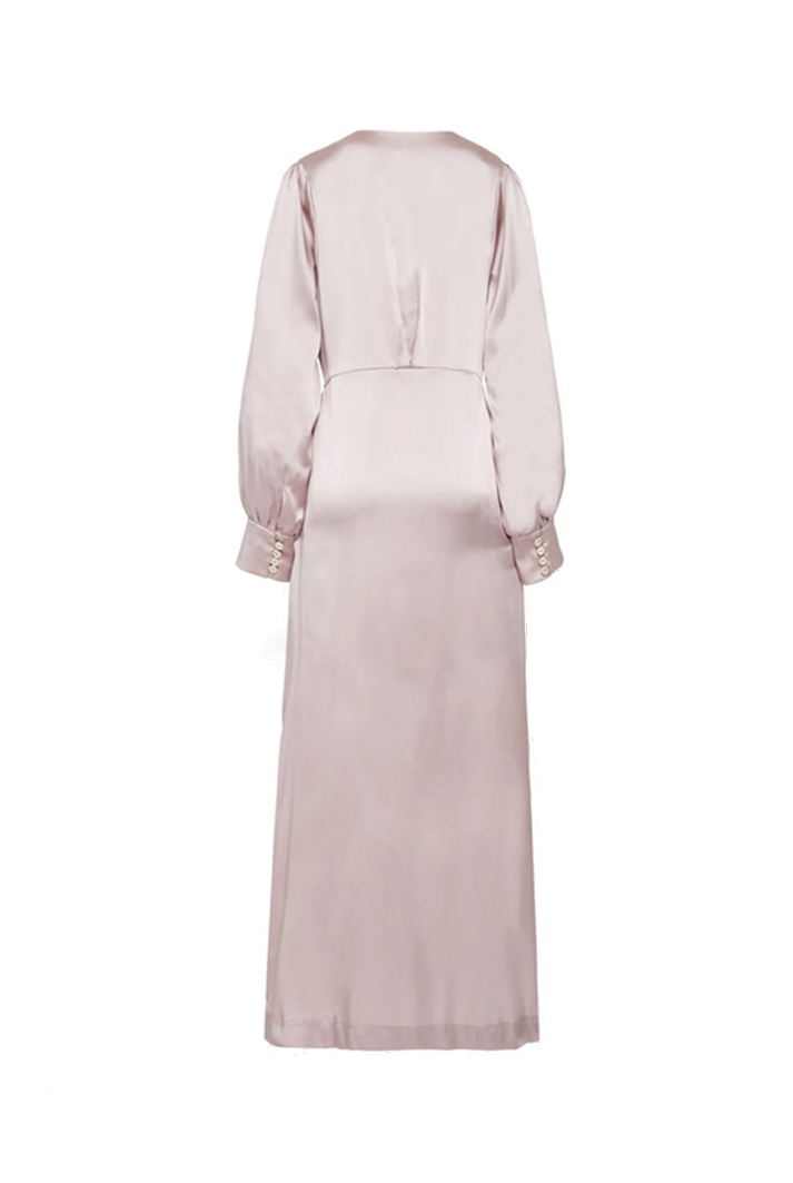 Alison Silk V-Neck Dress