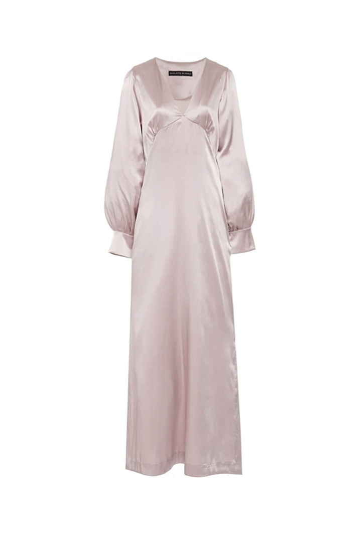 Alison Silk V-Neck Dress