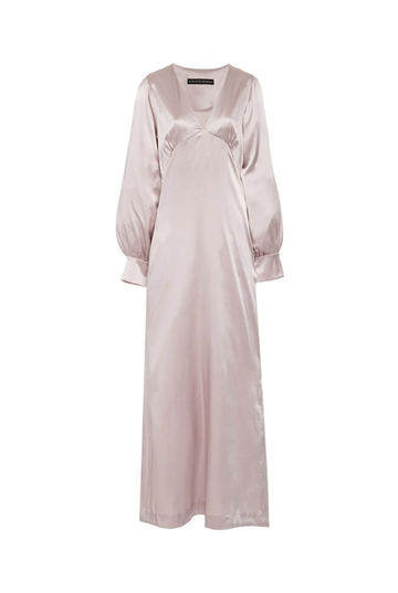 Alison Silk V-Neck Dress