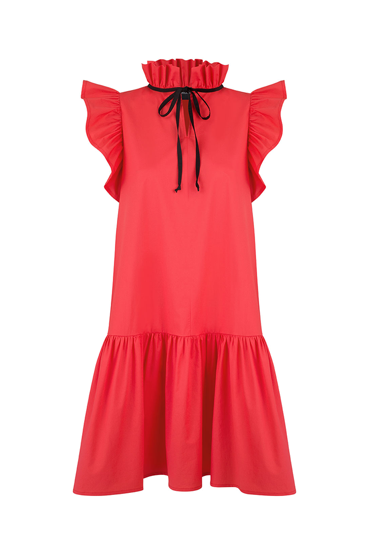 Angela Frilled Mini Dress