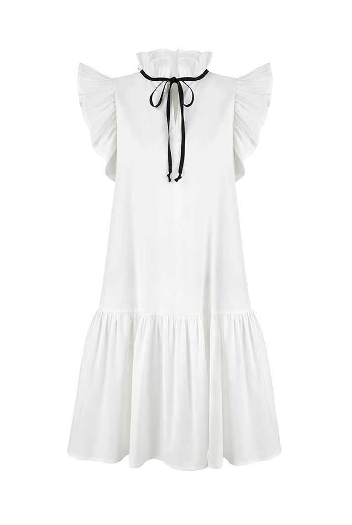 Angela Frilled Mini Dress