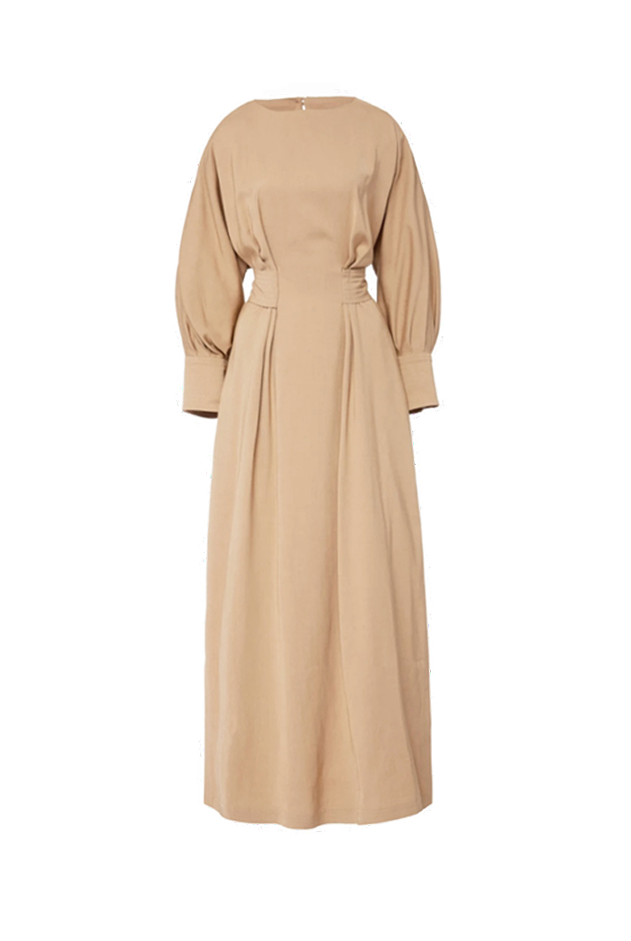 Augusta Attached Waist-tie Dress