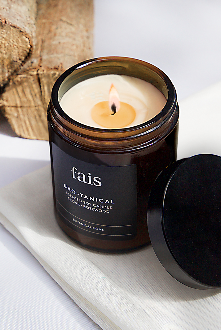 Bro-Tanical Cedar & Rosewood Candle