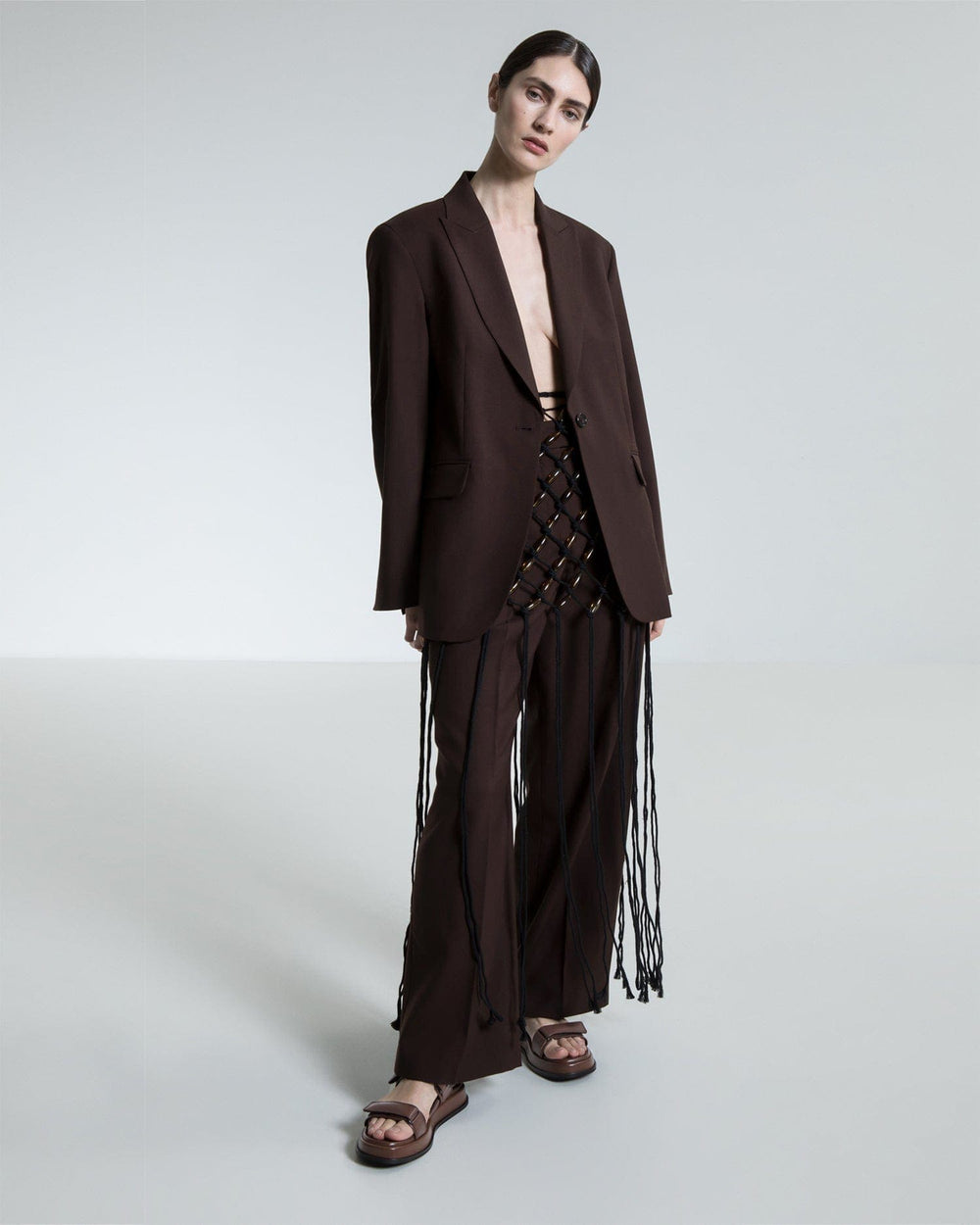 The Sporty Sandal | Chocolate