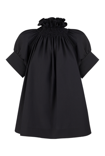Franka Black Cotton Shirt