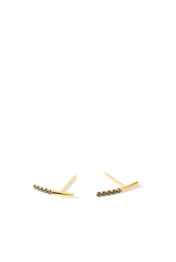 Diamond Balance Hook Earrings