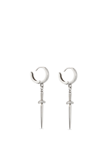 Silver Dagger Earrings