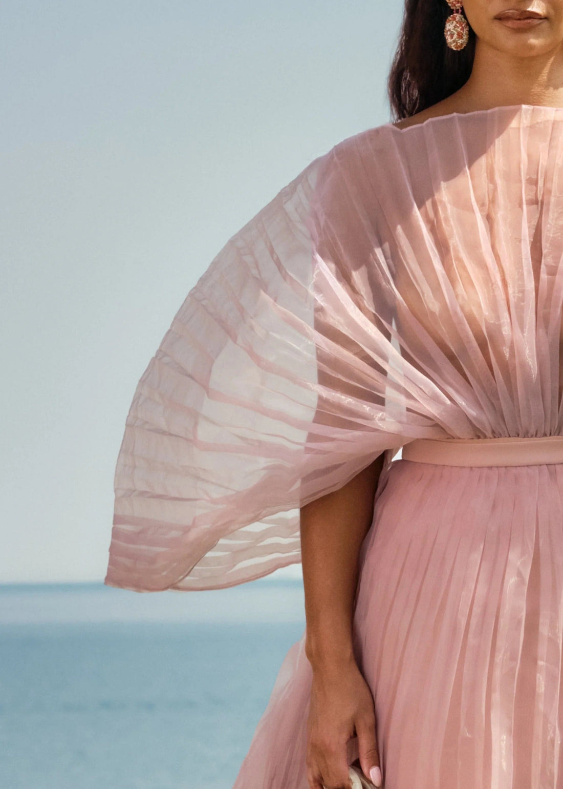 Sombra Puff Sleeve Bodysuit | Powder Pink