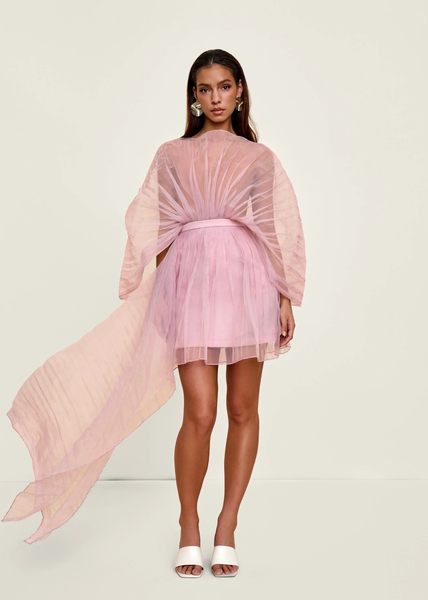 Sombra Puff Sleeve Bodysuit | Powder Pink