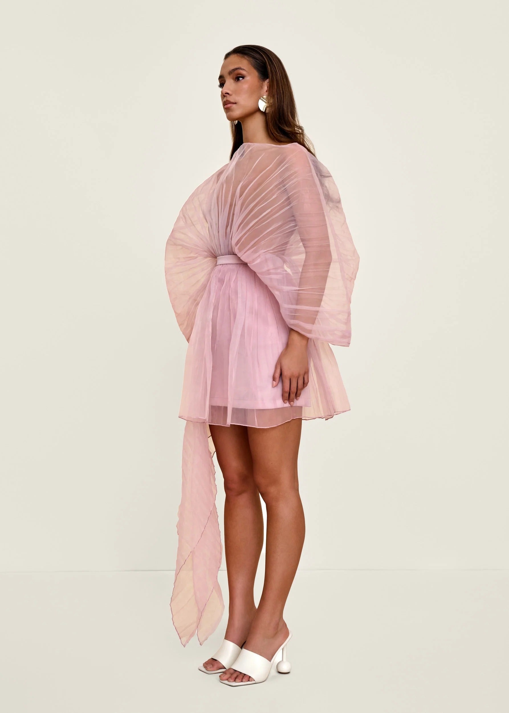 Sombra Puff Sleeve Bodysuit | Powder Pink