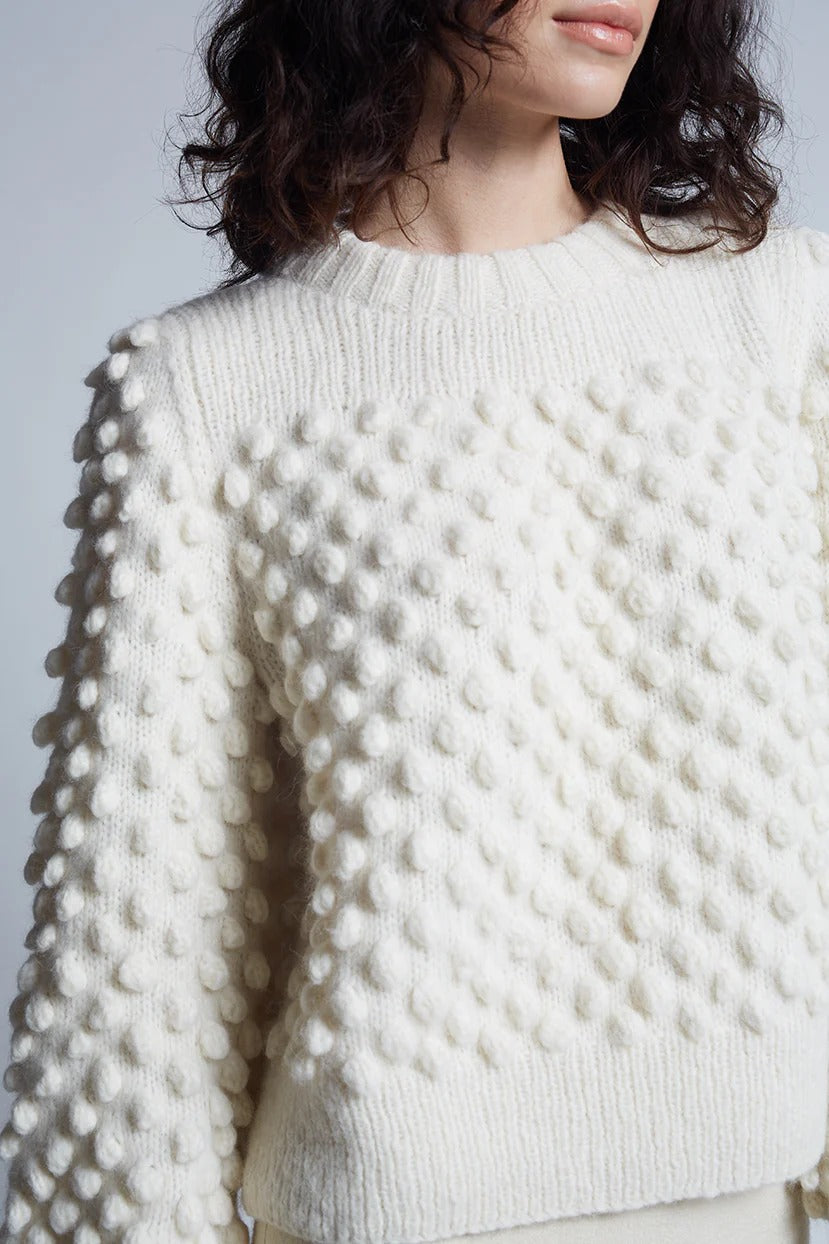 Alpaca Wool Sweater | Ivory