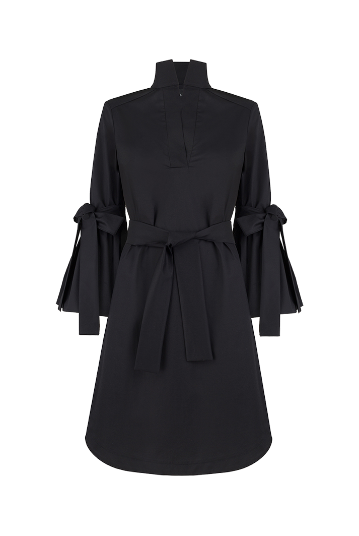 Lena Cotton Long Sleeve Dress