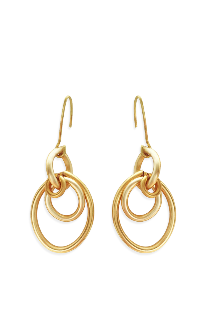 Cherish Oval Waterfall Drop Earrings