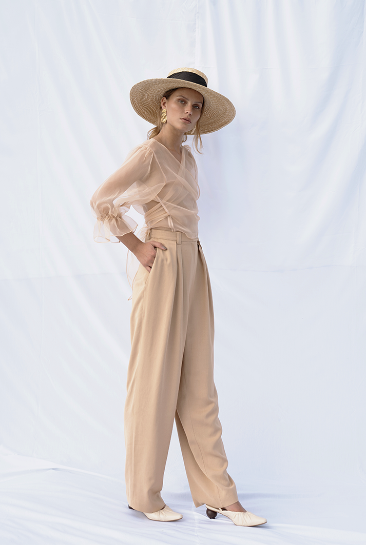 Lotus Pleated Trousers