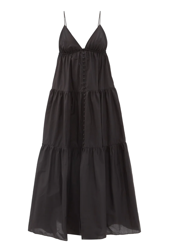 The Triangle Tiered organic-cotton dress