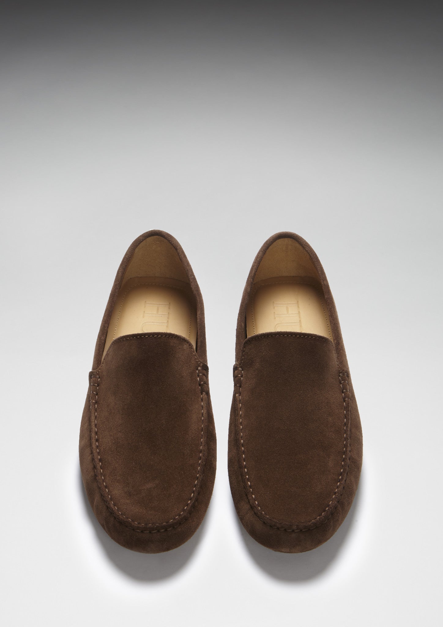 Men's Suede Driving Loafers | Brown