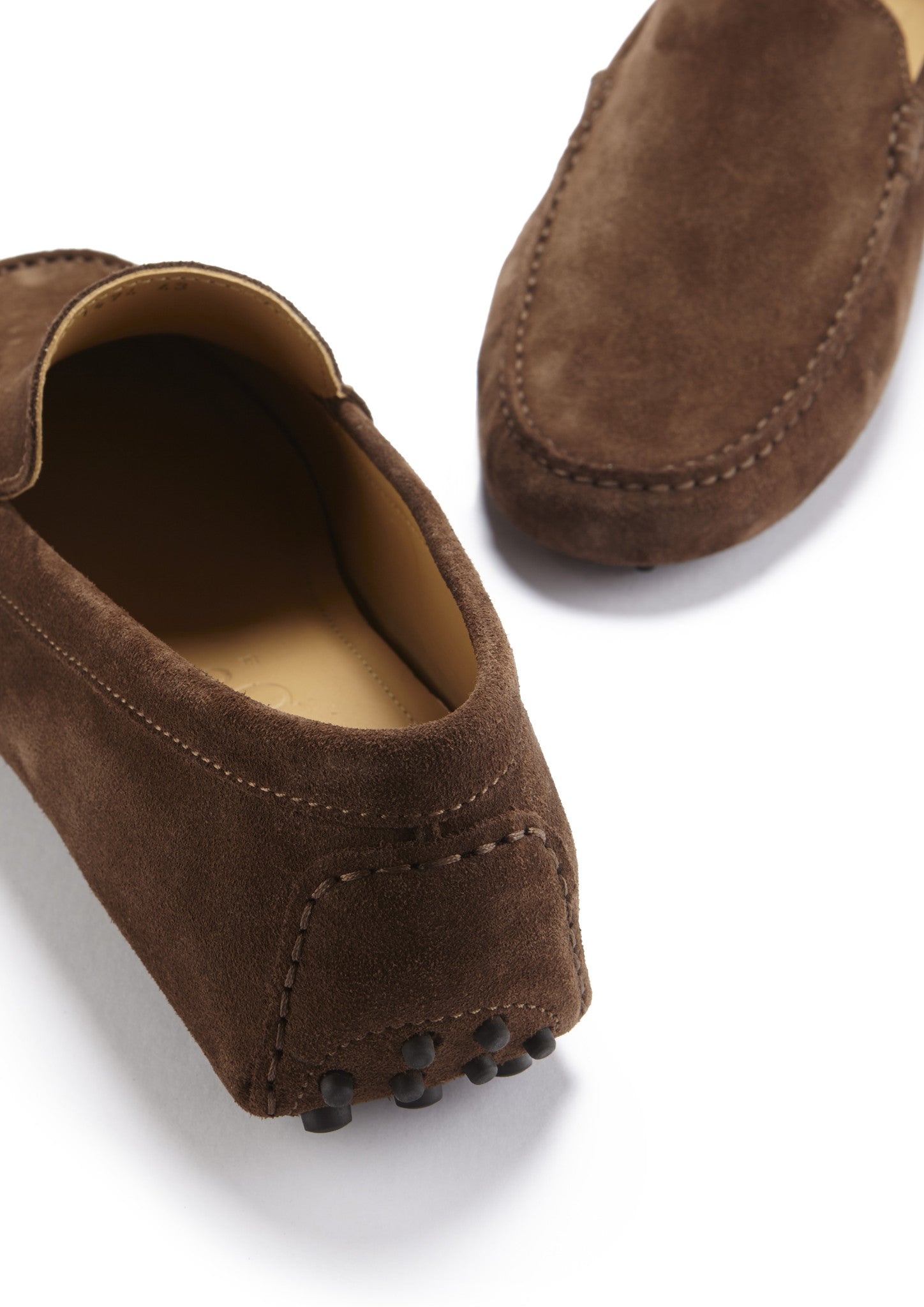 Men's Suede Driving Loafers | Brown