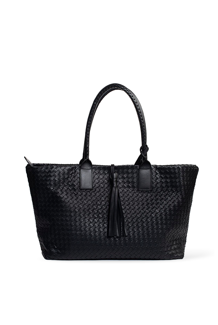 Intrecciato Tassel Tote Bag
