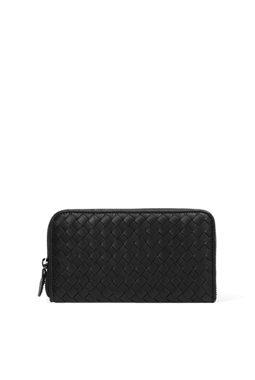Intrecciato Zip Wallet