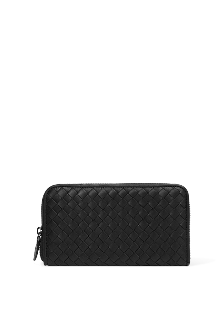 Intrecciato Zip Wallet
