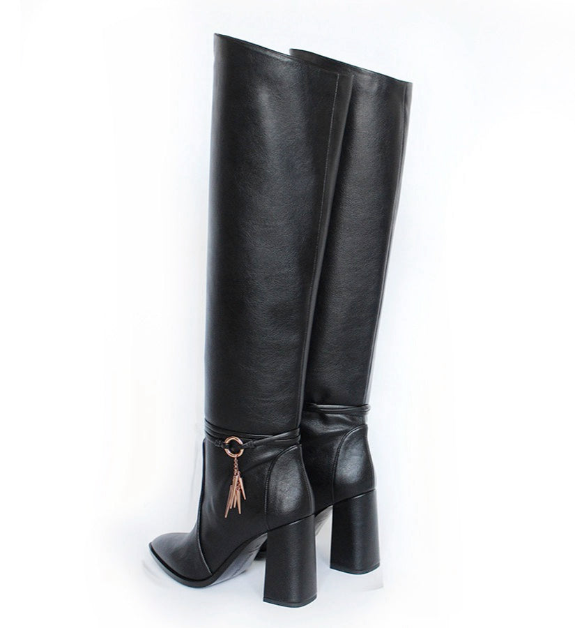 Penelope Vegan Leather Over-the-knee Boots