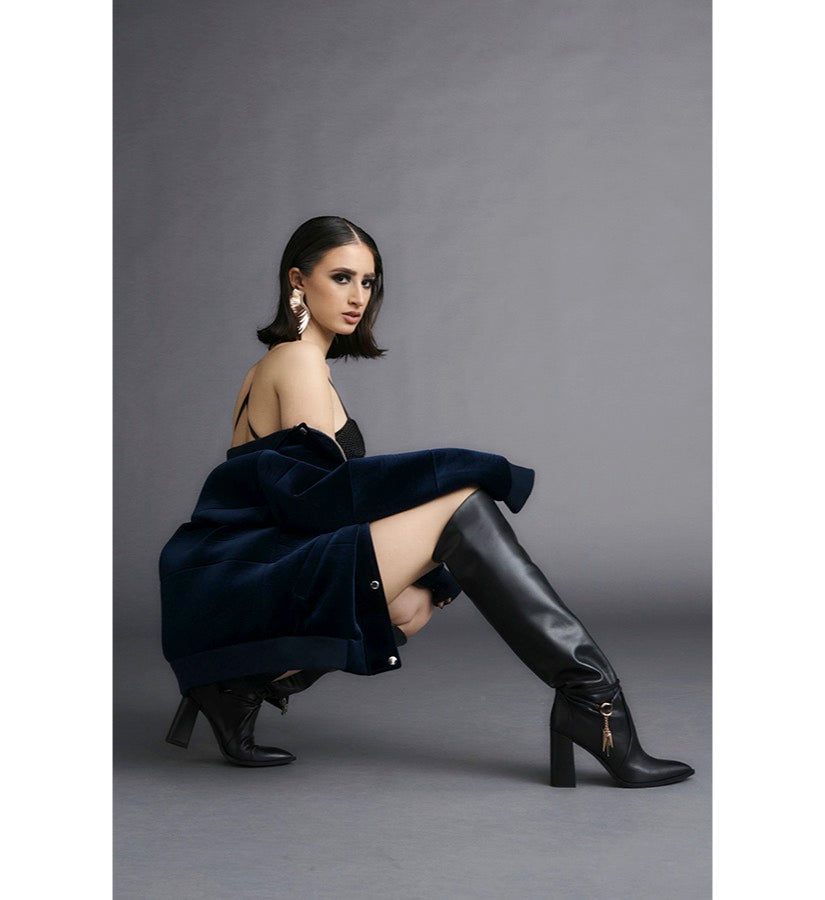 Penelope Vegan Leather Over-the-knee Boots