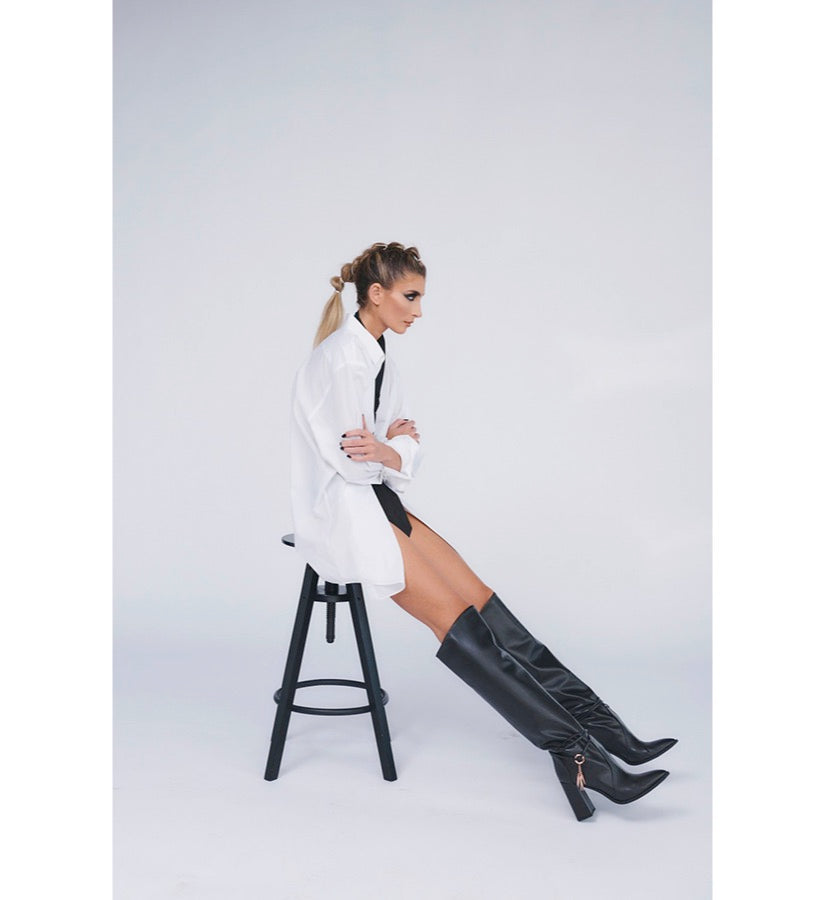 Penelope Vegan Leather Over-the-knee Boots