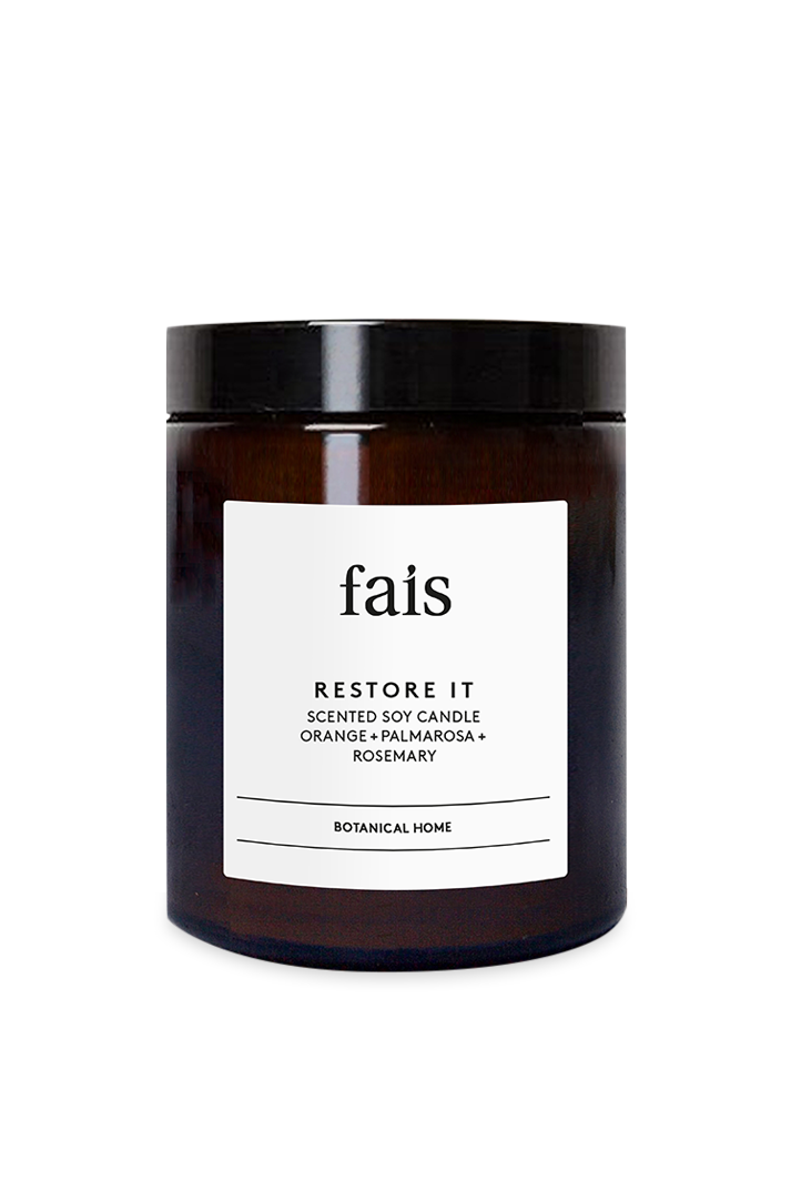 Restore It Orange, Palmarosa & Rosemary Candle