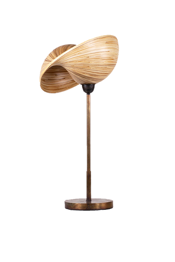 Kirana Bamboo Shell Table Lamp